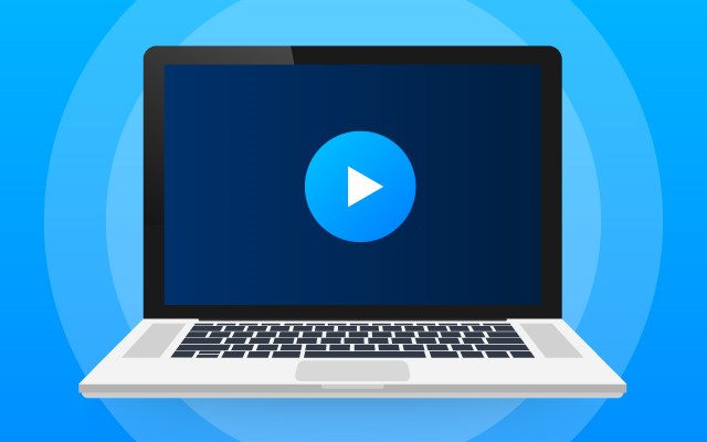 Laptop med video